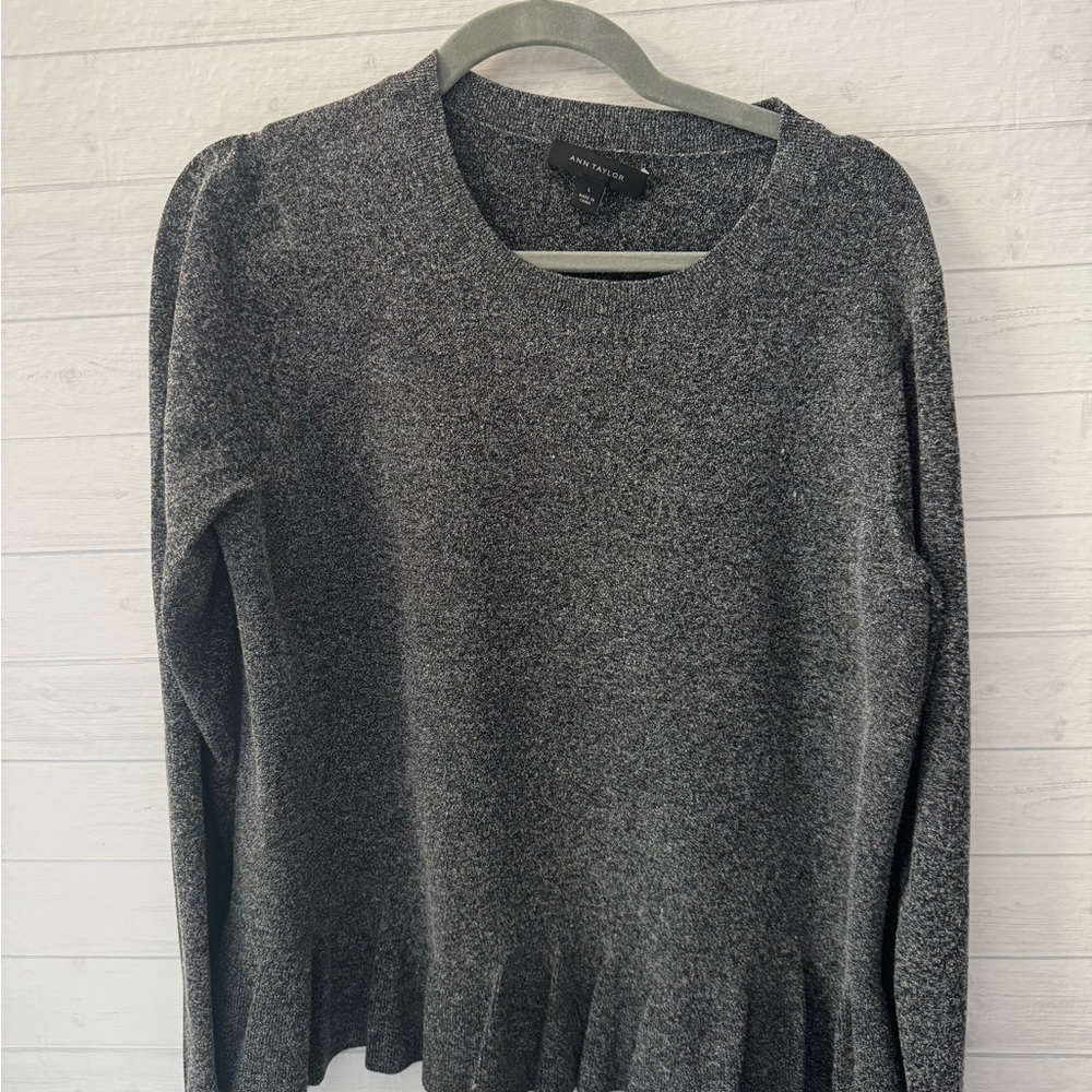 Ann Taylor Gray Sweatshirt